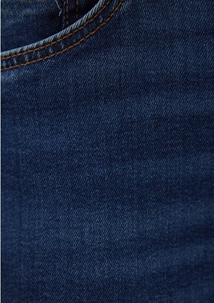 Mona Gold Klasik Vintage Koyu Mavi Jean Pantolon 1049787784