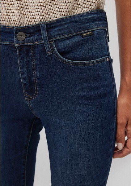 Molly Gold Klasik Koyu Mavi Jean Pantolon 1013684068