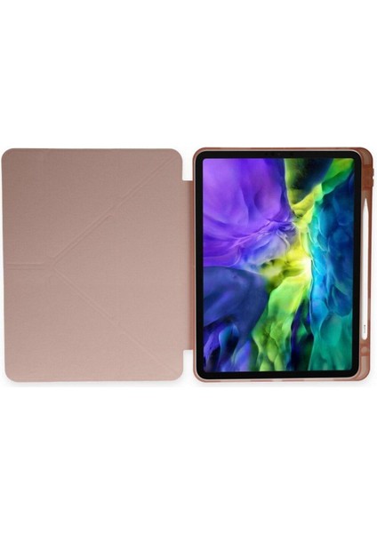 Apple Ipad Air 11INÇ M2 2024 Uyumlu Kılıf Şarj Bölmeli Case A2902 A2903 A2904