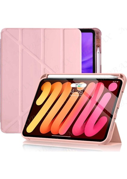 Apple Ipad Air 11INÇ M2 2024 Uyumlu Kılıf Şarj Bölmeli Case A2902 A2903 A2904