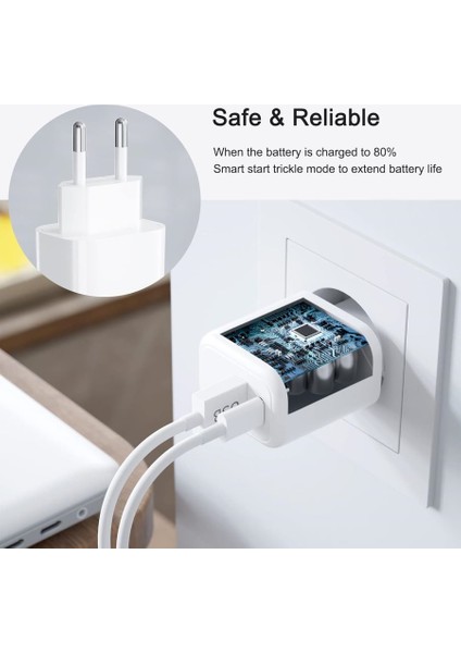 iPhone Hızlı Şarj Cihazı, ve Kablo Priz 1m Usb-C ile 20W Usb-C iPhone Şarj Cihazı indirimleri