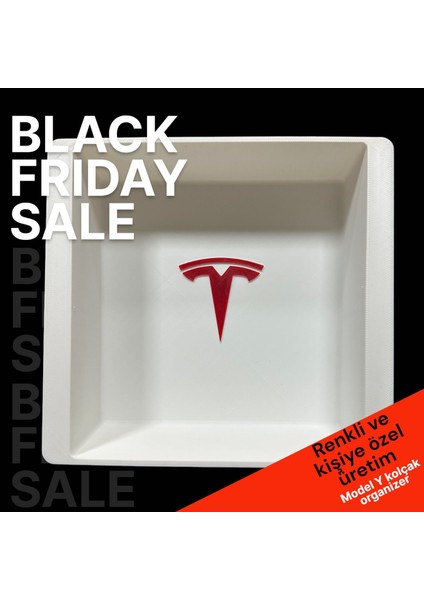 Model Y Özel Üretim Kolçak Organizer