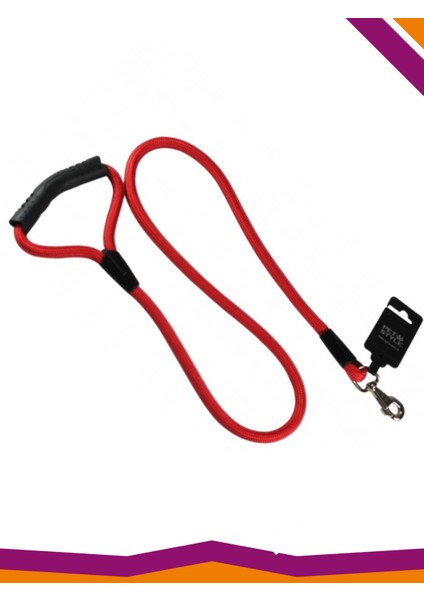 Köpek Gezdirme Tasması Plastik Saplı Ip Fitil Uzun 13 mm x 120 cm fiyatları