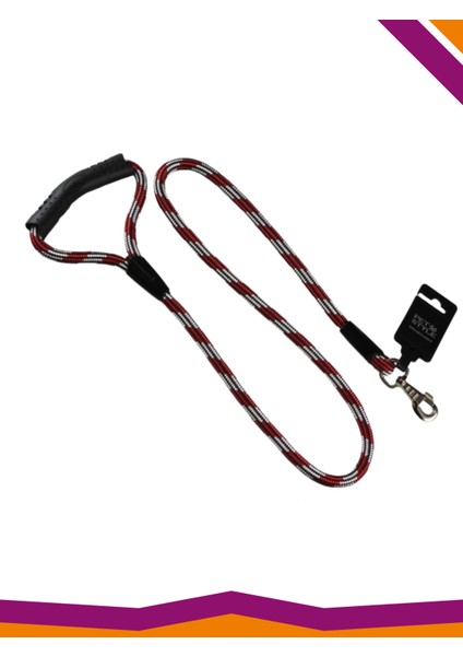 Köpek Gezdirme Tasması Plastik Saplı Ip Fitil Uzun 13 mm x 120 cm fiyatları