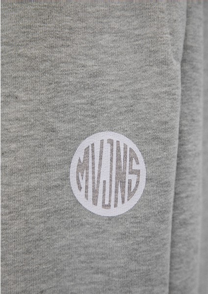 MVJNS Logo Baskılı Gri Eşofman Altı 0010175-80196