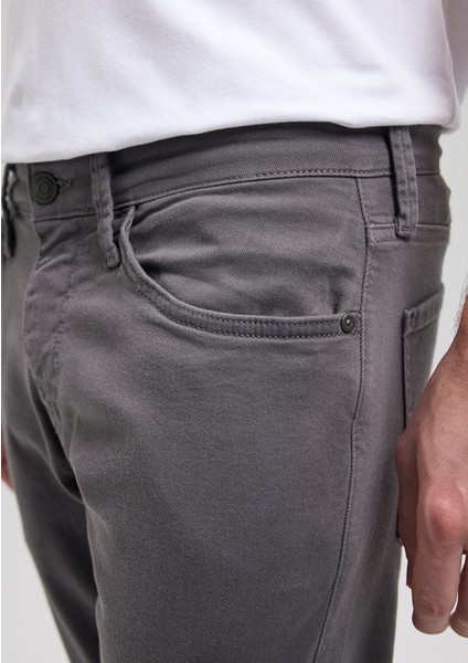 Jake Koyu Gri Comfort Gabardin Pantolon 0042286569