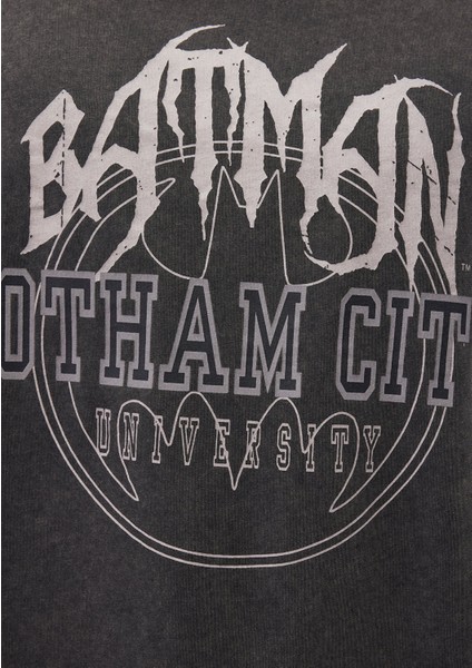 Batman Baskılı Antrasit Tişört 0611673-80022