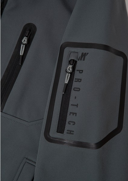 Su İtici Kapüşonlu Yeşil Scuba Ceket 0110264-71598