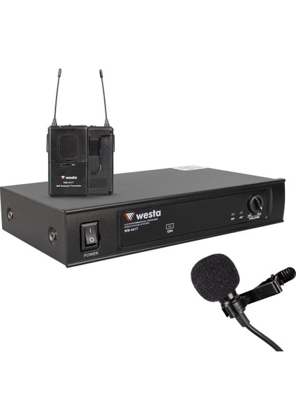 WM-441T Uhf Çift Kanal 1 Yaka Telsiz Mikrofon