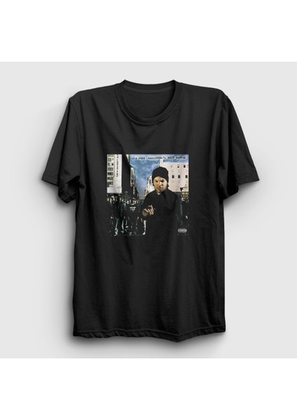 Unisex Siyah Ice Cube AmeriKKKas Most Wanted Album T-Shirt