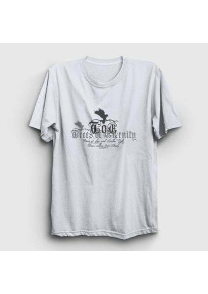 Unisex Beyaz Trees Of Eternity T-Shirt