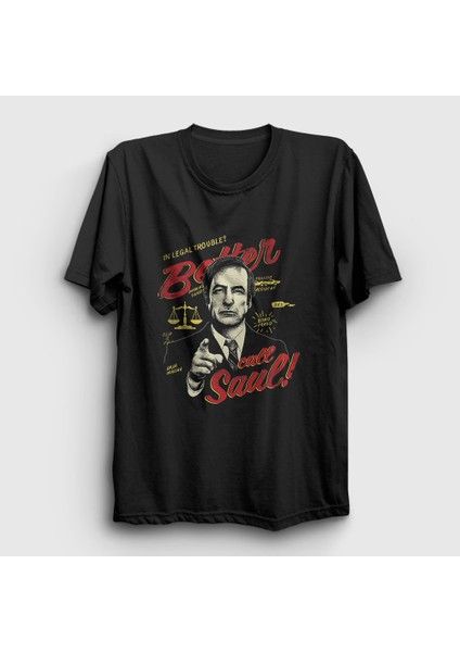 Unisex Siyah In Legal Trouble Dizi Better Call Saul T-Shirt