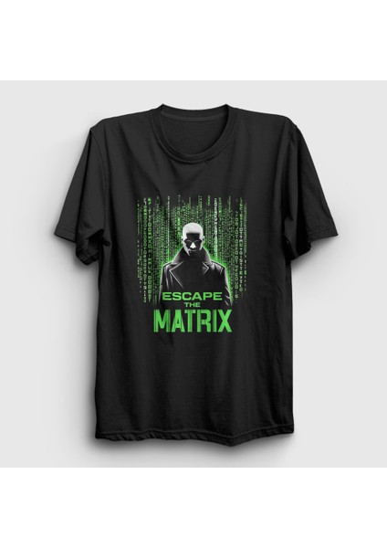 Unisex Siyah The Matrix Andrew Tate T-Shirt