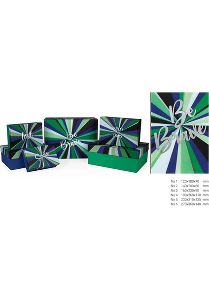 Glınt Dark Dikdörtgen Kutusu B x 1667 B 140 x 200 x 80 mm No:2