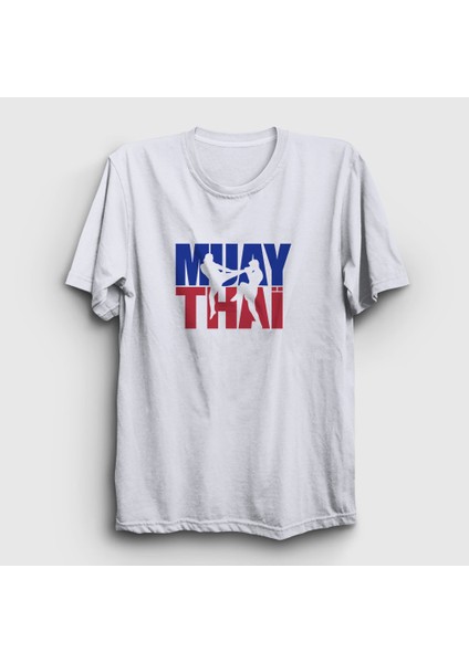 Unisex Beyaz Mma Ufc Muay Thai T-Shirt