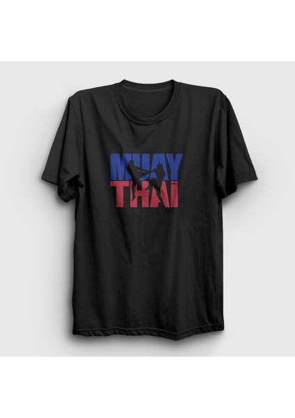 Unisex Siyah Mma Ufc Muay Thai T-Shirt