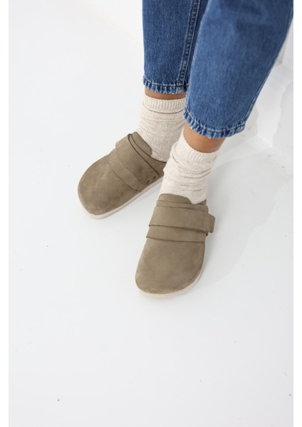 Messina Orijinal Mantar Taban Deri ve Koyun Yünlü Ortopedik terlik fiyatları