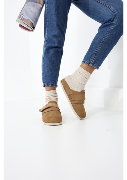 Messina Orijinal Mantar Taban Deri ve Koyun Yünlü Ortopedik terlik fiyatları