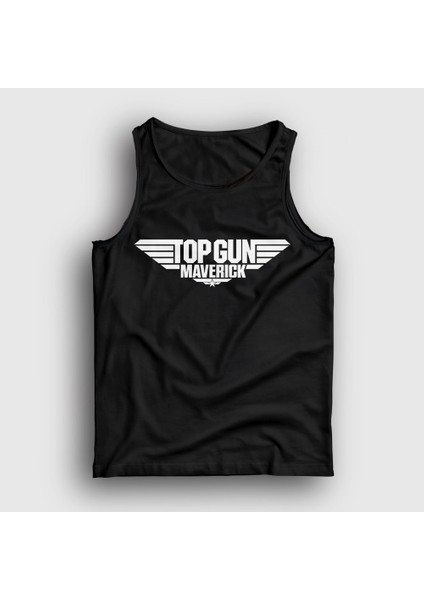 Unisex Siyah Logo Maverick Tom Cruise Pilot Film Top Gun Atlet