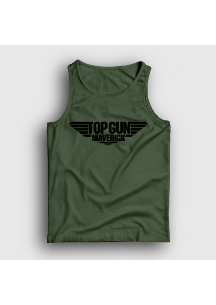 Unisex Haki Logo Maverick Tom Cruise Pilot Film Top Gun Atlet