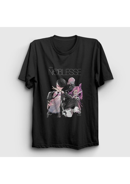 Unisex Siyah Cover Raizel Anime Noblesse T-Shirt