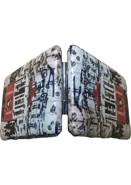 Cep, Çanta, Makyaj Aynası, Şık Desenli, Taşlı, Çift Taraflı, Dikdörtgen, 8,5*6cm Boyutlu, Ayna fiyatları