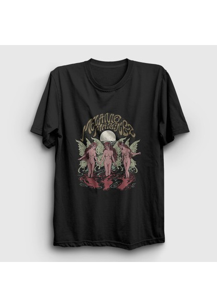 Unisex Siyah Moon Cycle Melanie Martinez T-Shirt