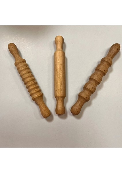 Mrdn2 Ahşap Merdane Seti 3'lü