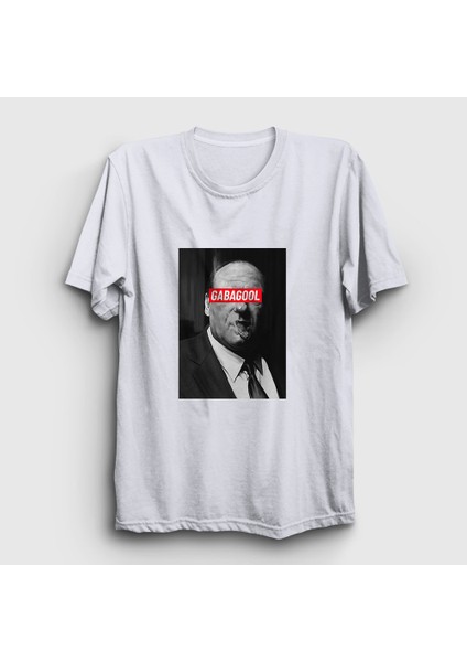 Unisex Beyaz Gabagool Tony Soprano Sopranos T-Shirt