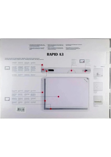 LT-1597 A3 Gönyeli Çizim Seti