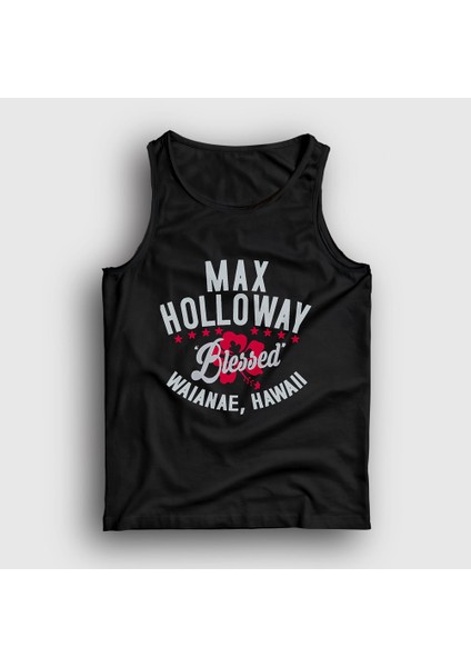 Unisex Siyah Blessed Mma Ufc Max Holloway Atlet