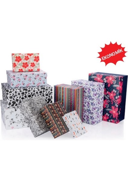 Random Glossy Dikdörtgen Kutu BX1854 H 230X315X125MM