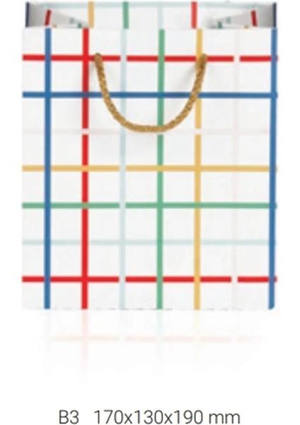 B3 Jolly Küp Karton Çanta BG1674