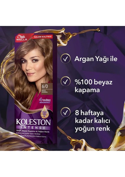 Koleston Intense Saç Boyası 6/0 Koyu Kumral - Salon Kalitesi