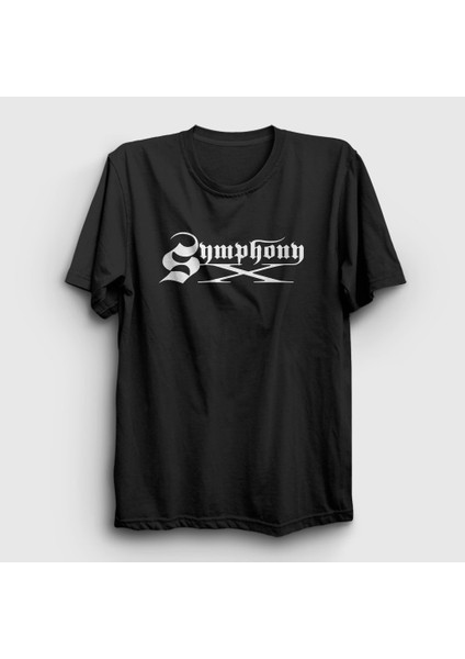 Siyah Logo Metal Symphony x T-Shirt