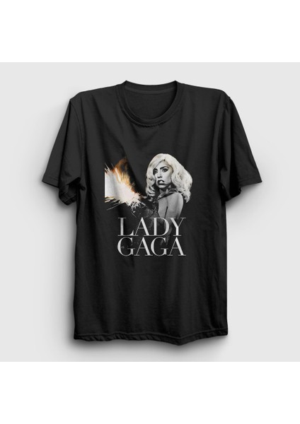 Siyah Pyro Bra Lady Gaga T-Shirt