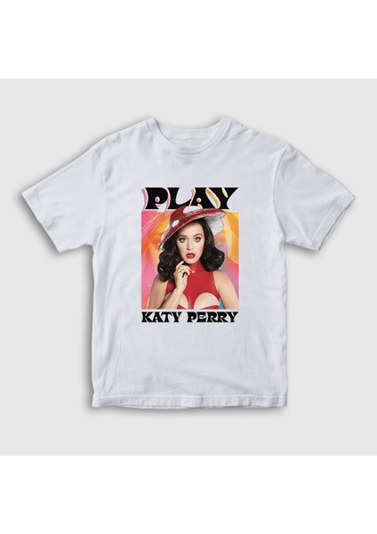 Çocuk Beyaz Play Müzik Katy Parry T-Shirt