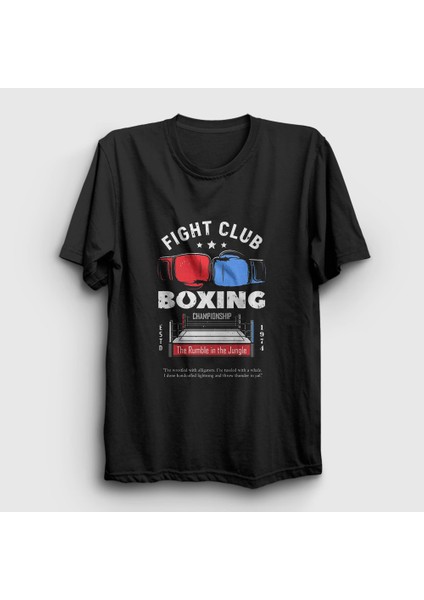 Siyah Boxer Ufc Mma Hediye Boksör Boks T-Shirt
