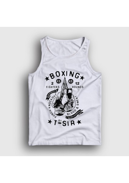 Unisex Beyaz Boxing Ufc Mma Hediye Boksör Boks Atlet