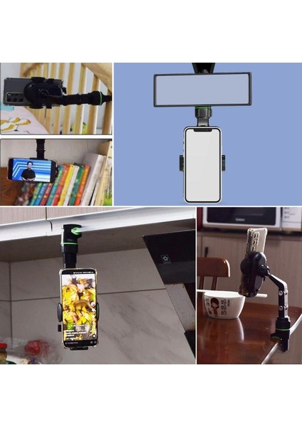 Dikiz Aynasına Takılabilen Eklemli Telefon Tutucu Aparat (4767) - MCT4976-3670