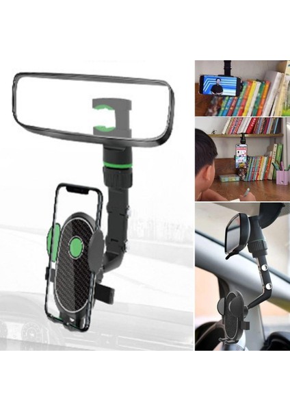 Dikiz Aynasına Takılabilen Eklemli Telefon Tutucu Aparat (4767) - MCT4976-3670