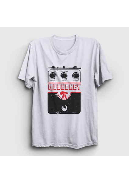 Beyaz Big Muff Müzik Mudhoney T-Shirt
