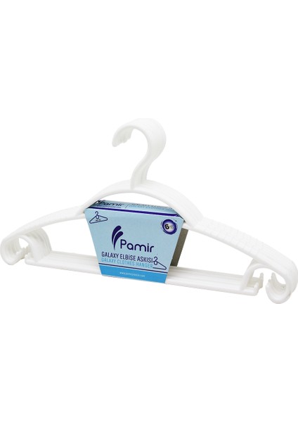 6 Parça Plastik Galaxy Elbise Askısı (4767) - MCT9027-9288