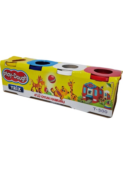 Play Dough Büyük 4 Parça  Oyun Hamuru (4767)