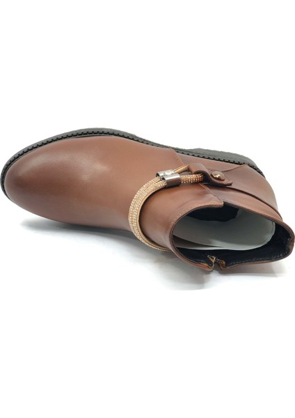 Mehtap Önü Taş Detaylı Düz Kaymaz Taban Kadın Bot fırsatları