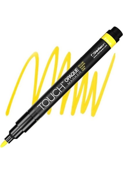 Opaque Su Bazlı Marker Kalem 0.8-1.3mm - Fıne Pack  Yellow 6 - SH8613003-2003