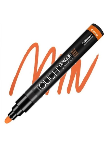 Opaque Su Bazlı Marker Kalem 1.5-2.3mm - Medıum Pack Orange 4 - SH8613003-2017