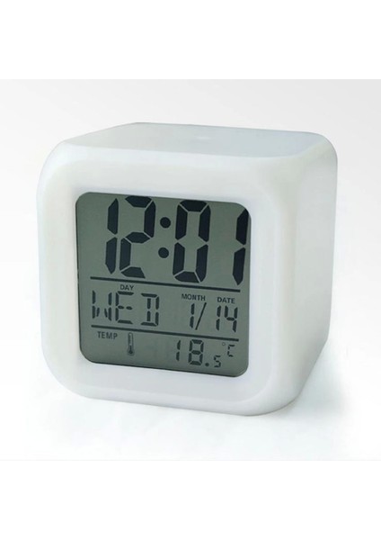 Renk Değiştiren Küp Saat - MCT9108-3319