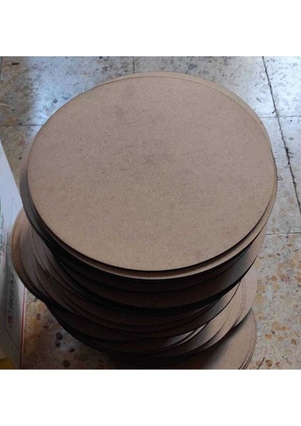 24 Adet 30 cm 3mm (2.7.mm)Mdf Yuvarlak Supla Tahtası Naturel Ahşap fırsatları