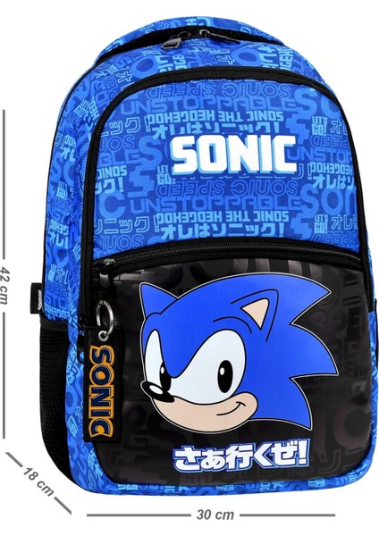 3 Gözlü Kafa Sonic Okul Çantası